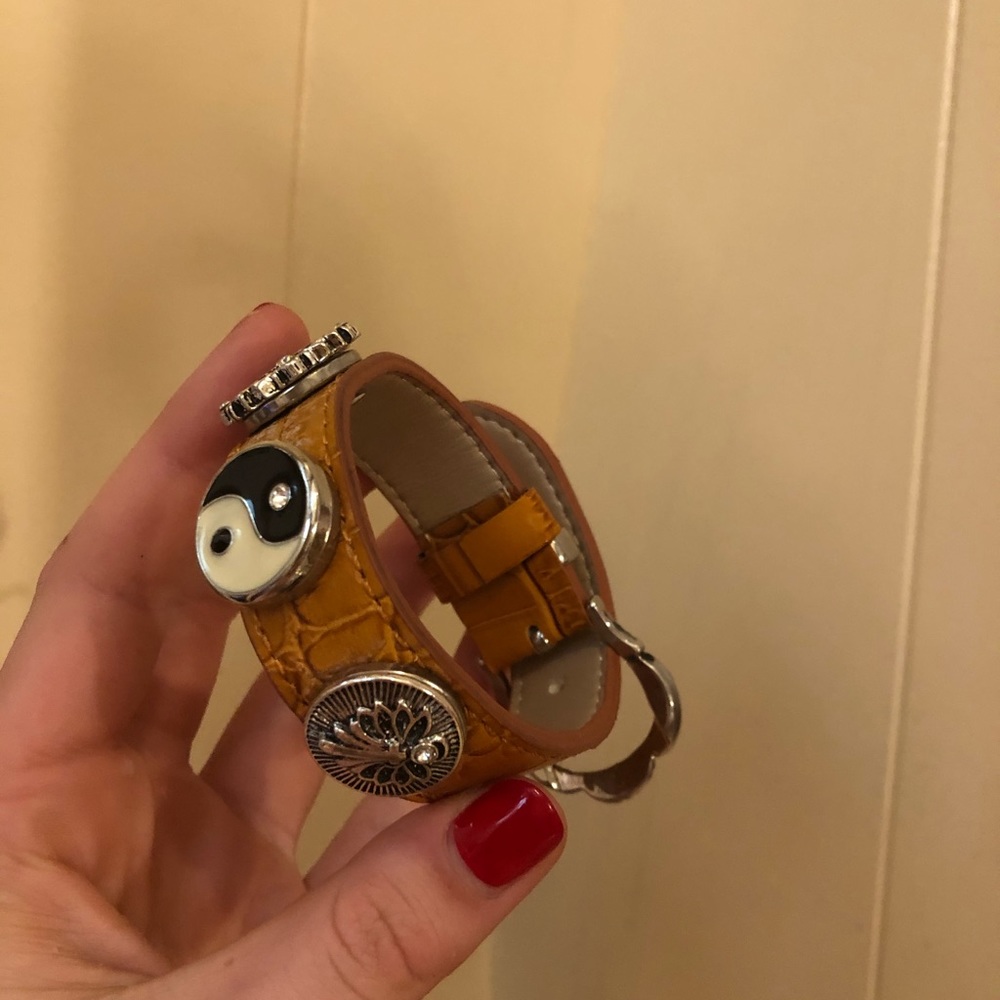 Leather Belt Bracelet